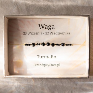 Bransoletka dla Wagi - Turmalin